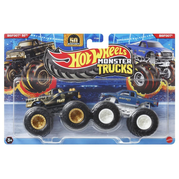 Hot Wheels Monster Trucks – Demoliční duo Bigfoot 50 VS Bigfoot