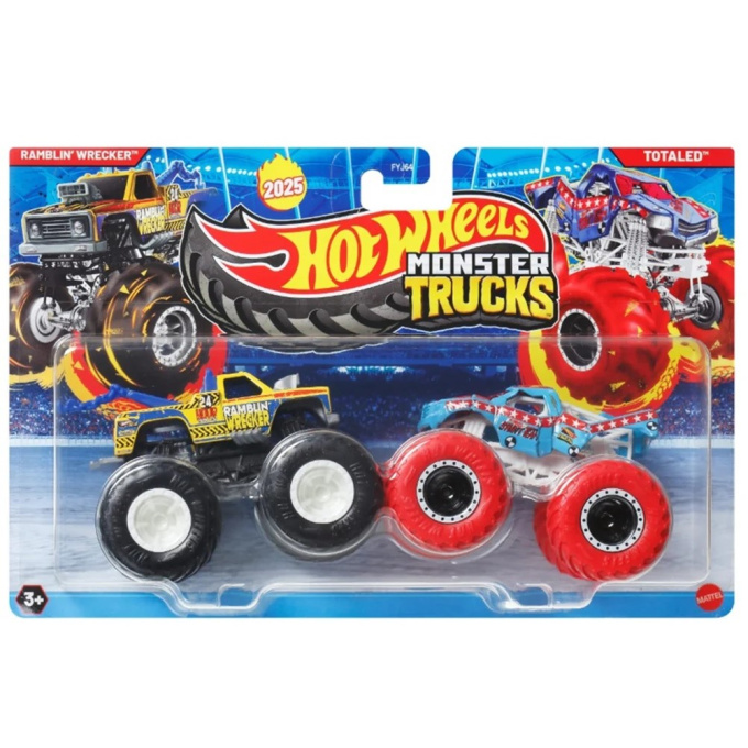 Hot Wheels Monster Trucks – Demoliční duo Ramblin' Wrecker Vs Totaled