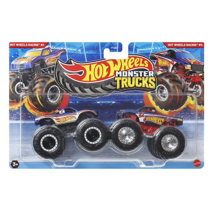 Hot Wheels Monster Trucks – Demoliční duo Hot Wheels Racing 1 VS Hot Wheels Racing 4