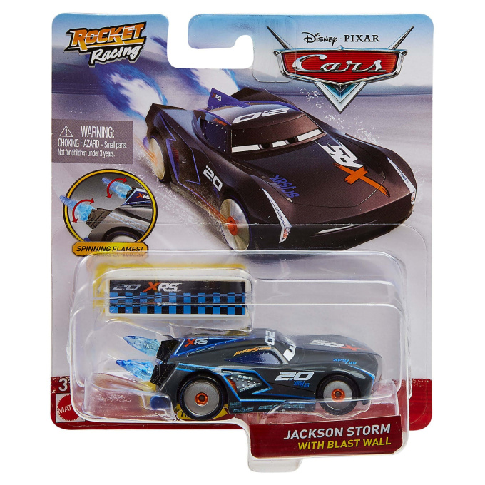 Cars – Rocket Racing Jackson Storm With Blast Wall