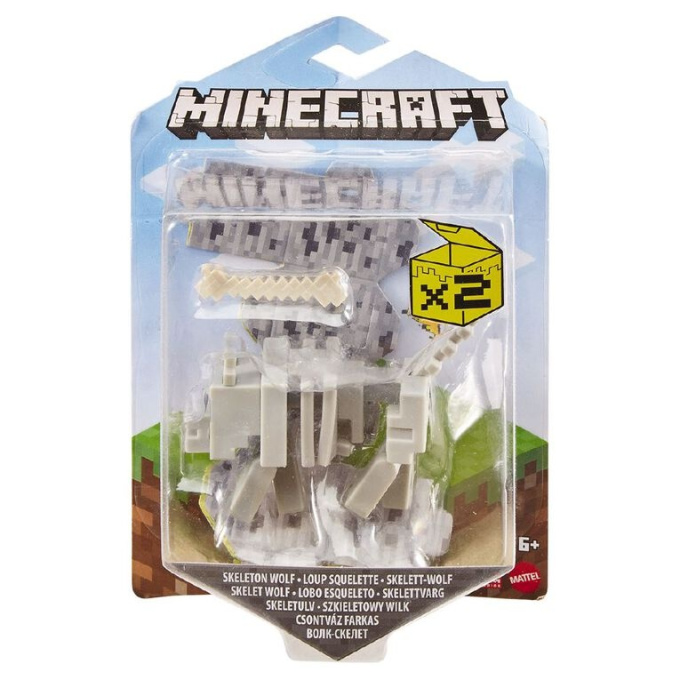 Minecraft - Figurka Skeleton Wolf
