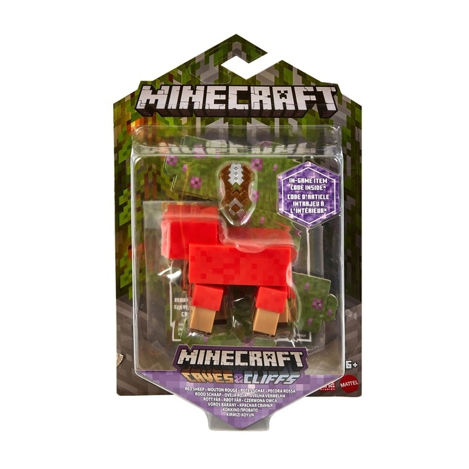 Minecraft - Figurka Red Sheep