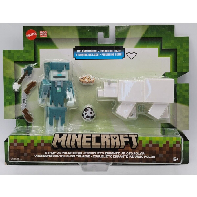 Minecraft - Figurka s doplňky Stray Vs Polar Bear