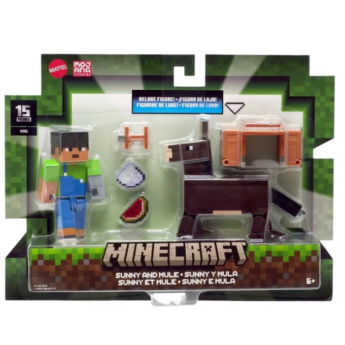 Minecraft - Figurka s doplňky Sunny And Mule