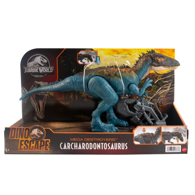 Jurassic World – Dinosaurus Carcharodontosaurus Modrý