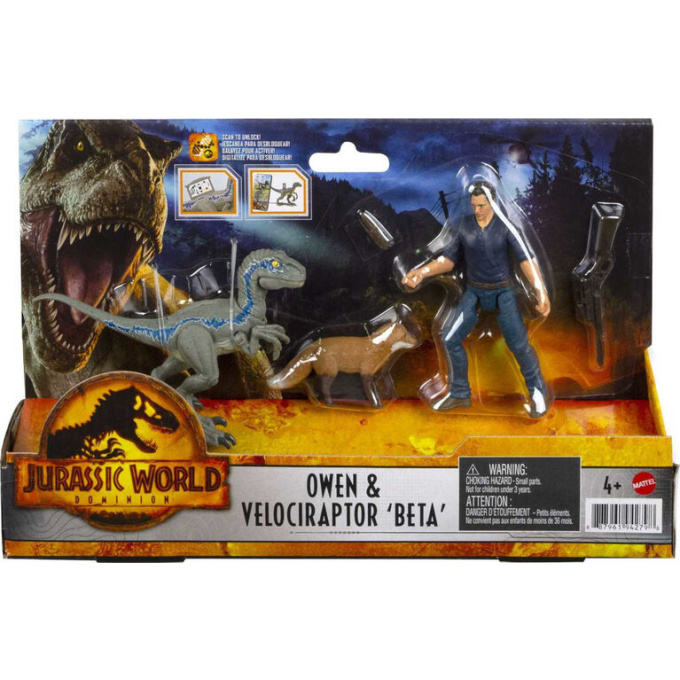 Jurassic World - Dinosaurus s figurkou