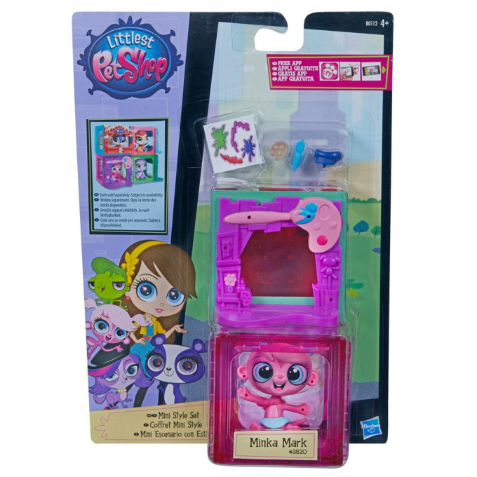 Littlest Pet Shop - Zvířátko a domeček B0113