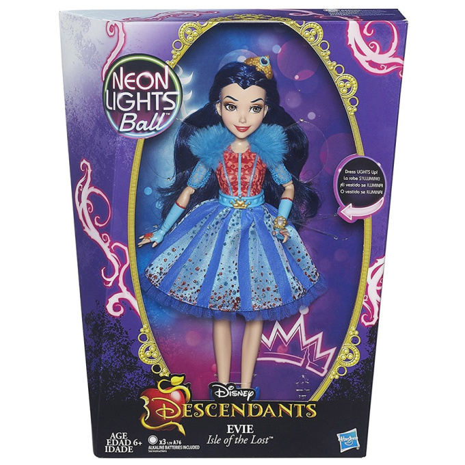 Disney Descendants - Svítící panenka Mal