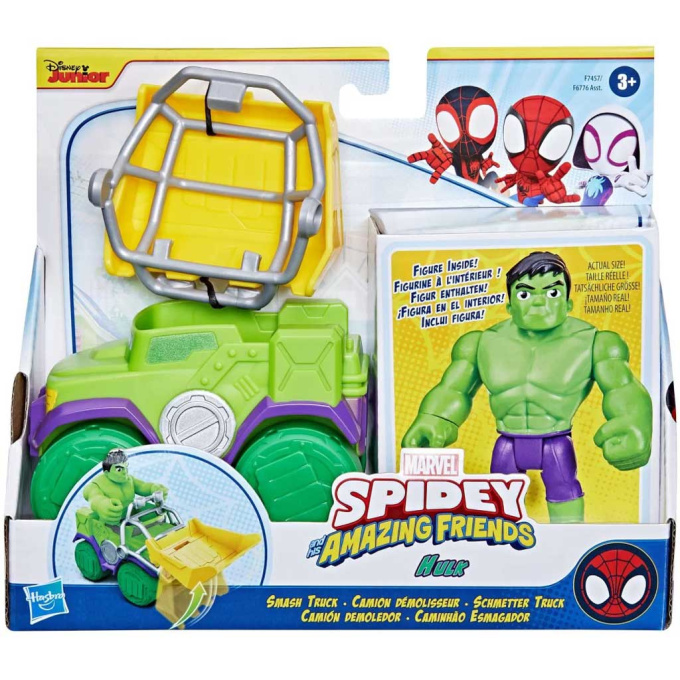 Marvel Spidey- Figurka s vozidlem Hulk