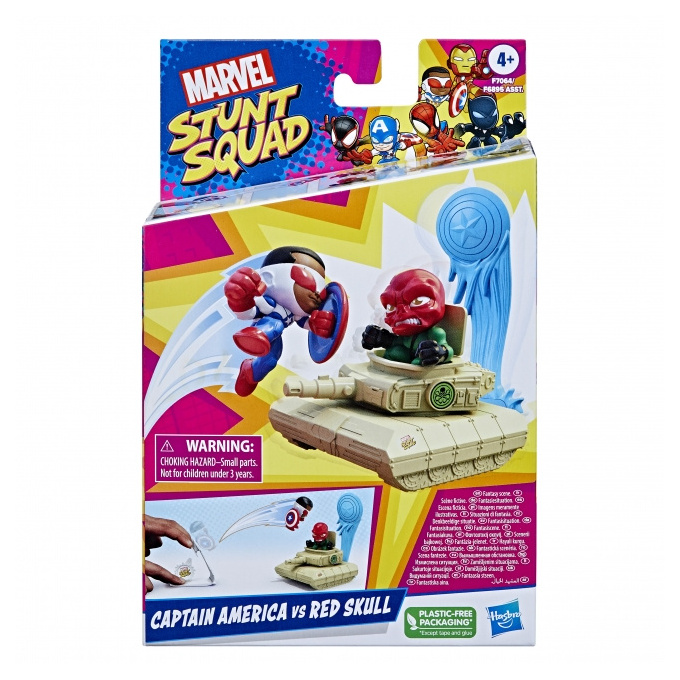 Marvel Stunt Squad - Figurky Captain America& Red Skull