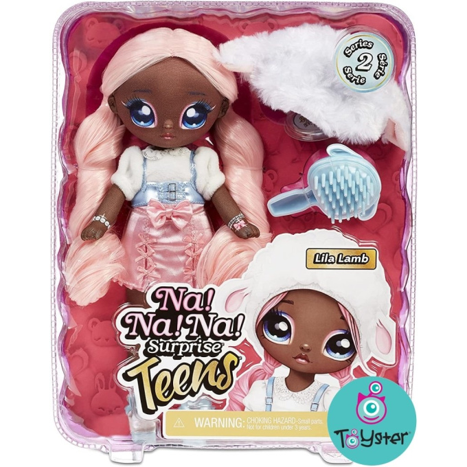 Na! Na! Na! Surprise Teens - Panenka s kartáčem Lila Lamb