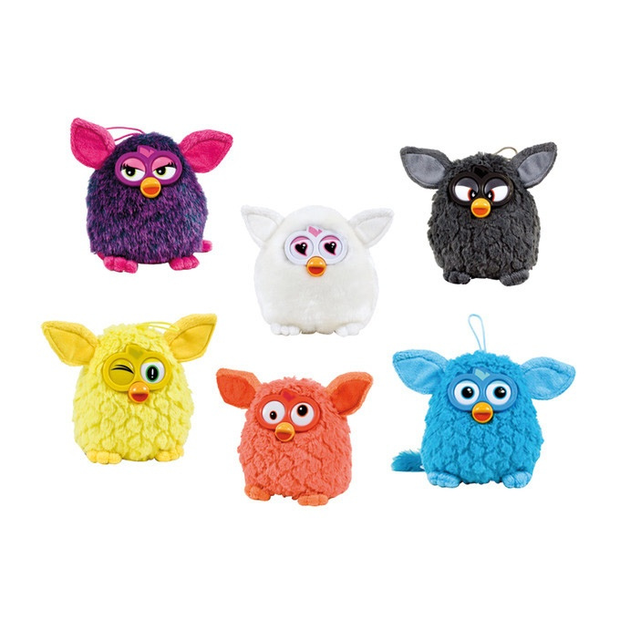 Plyšový Furby - 14 cm Žlutá
