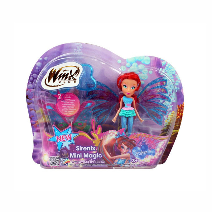 Panenka Winx - Mini doll Sirenix Flora