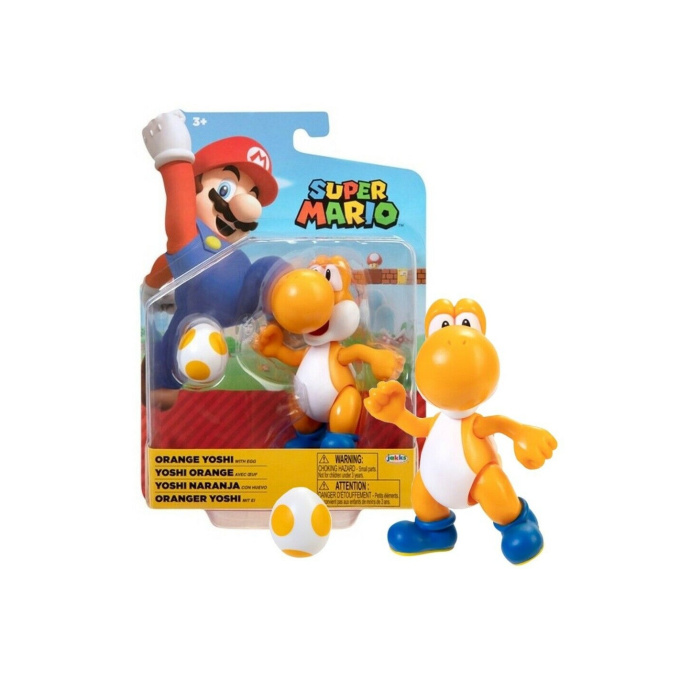 Super Mario - Figurka Orange Yoshi