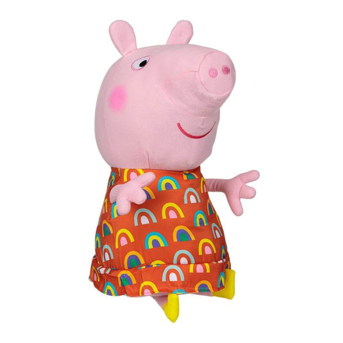 Peppa Pig - Plyšová postavička 50 cm Peppa Oranžová