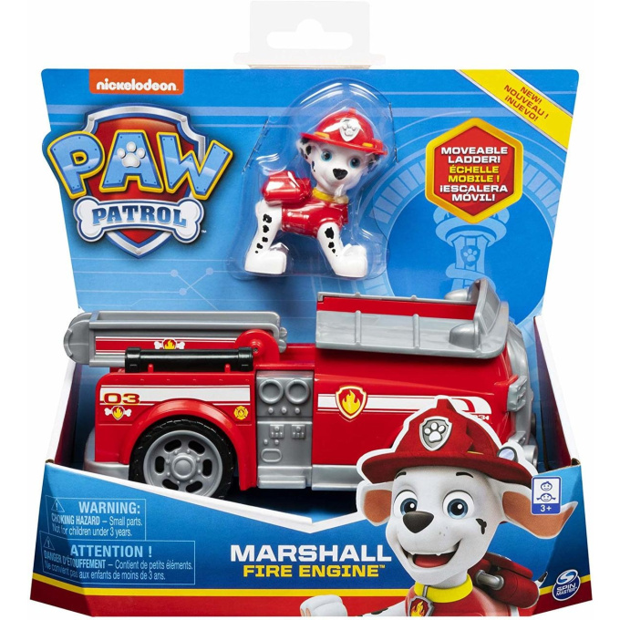 Paw Patrol – Vozidlo s figurkou Marshall - 20114322