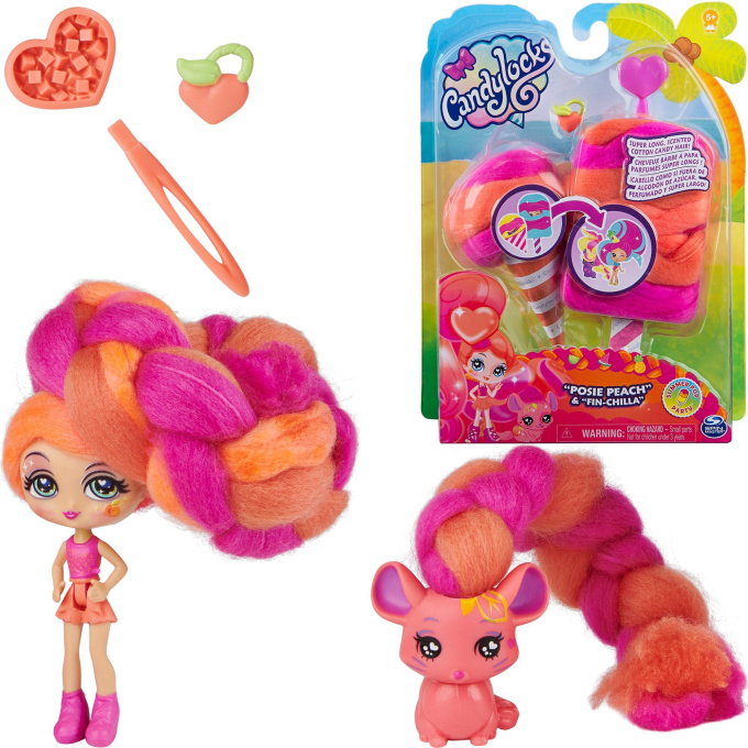 Candylocks – Figurka ve zmrzlině Posie Peach