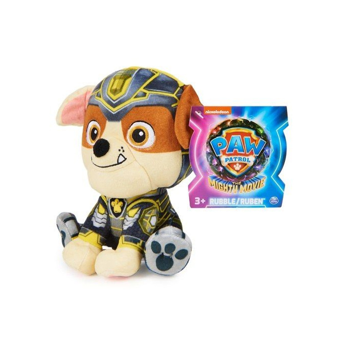 Paw Patrol - Plyšová postavička 17 cm Rubble