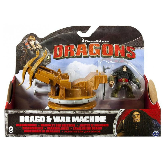 Dragons - Figurka s drakem Snotlout A Hookfang
