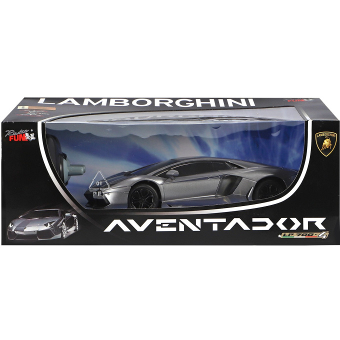 RC - Auto na dálkové ovládání 1:24 Aventador - Šedá