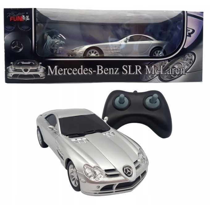 RC - Auto na dálkové ovládání 1:24 Mercedes-Benz SLR McLaren - Šedá