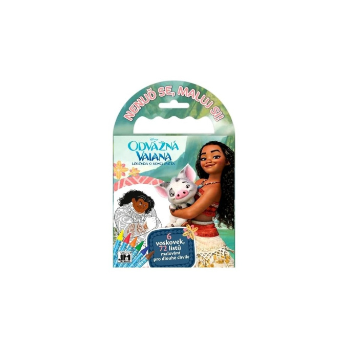 Disney Vaiana - Omalovánky na cesty