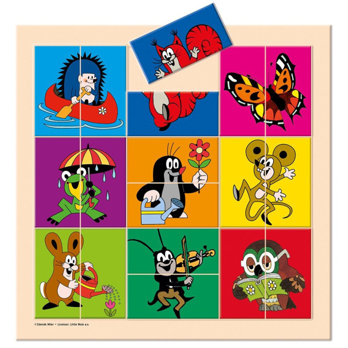 Puzzle - Krtek a přátelé