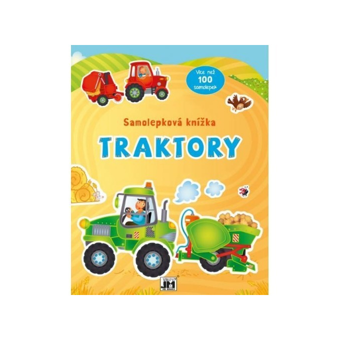 Samolepková kniha – Traktory