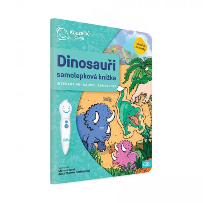 Kouzelné čtení - Dinosauri samolepková knížka