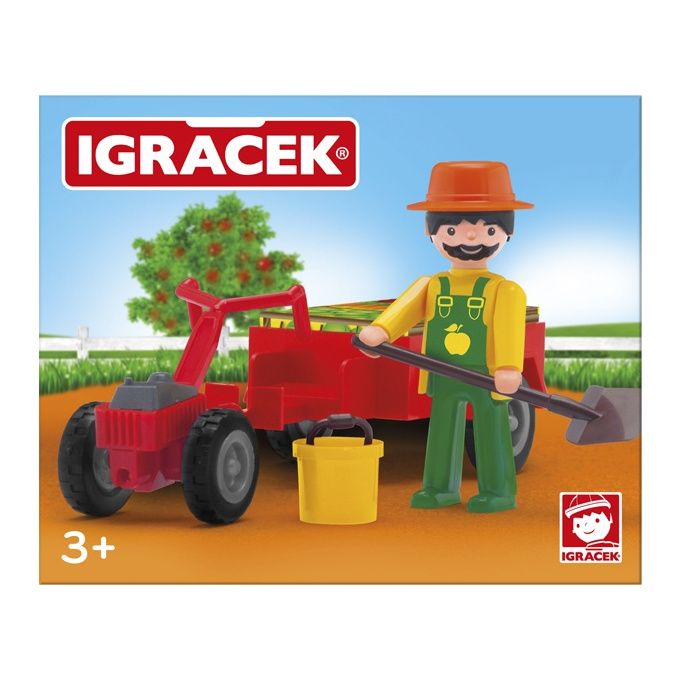Igráček – Zahradník s traktorem