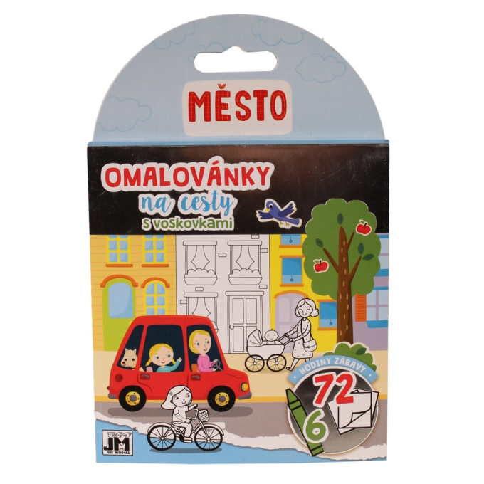 Omalovánky na cesty - Město
