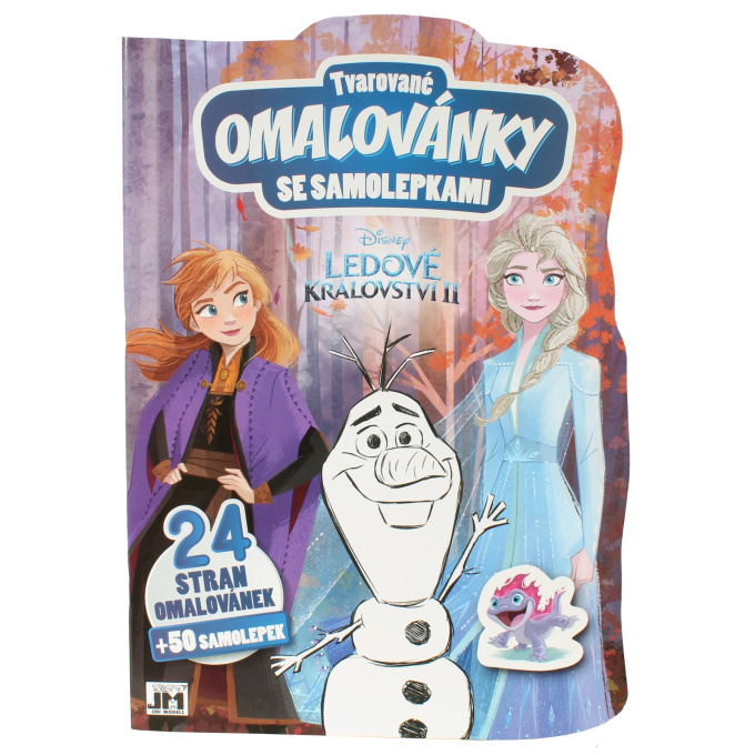 Ledové království 2 - Omalovánky + samolepky