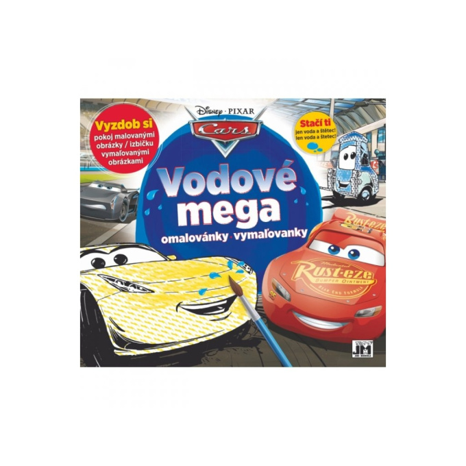 Cars - Vodové mega omalovánky