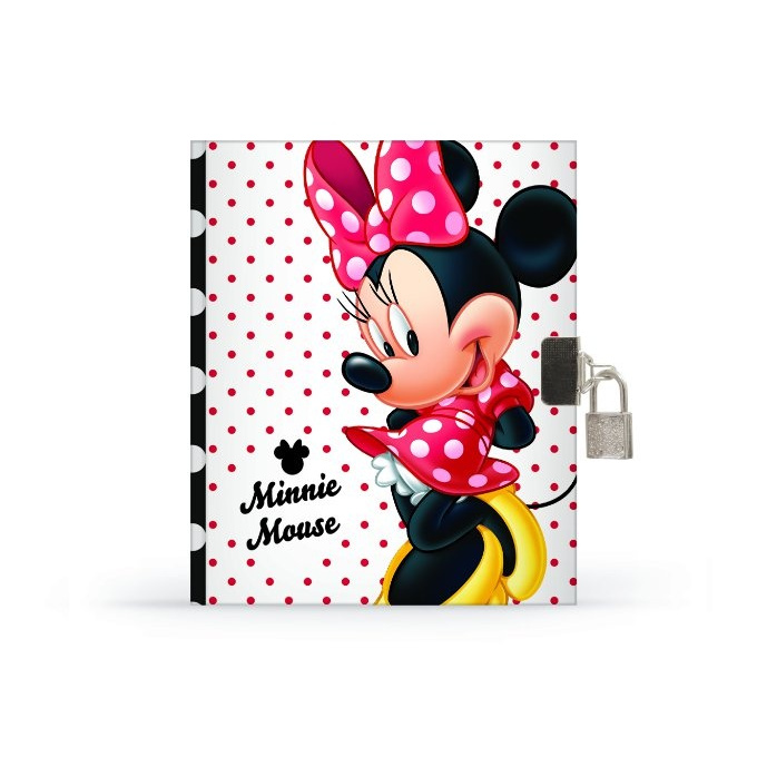 Minnie Mouse diář se zámkem
