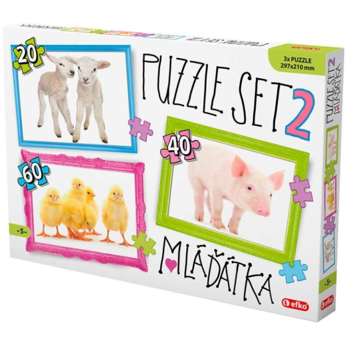 Puzzle 3v1 – Mláďátka