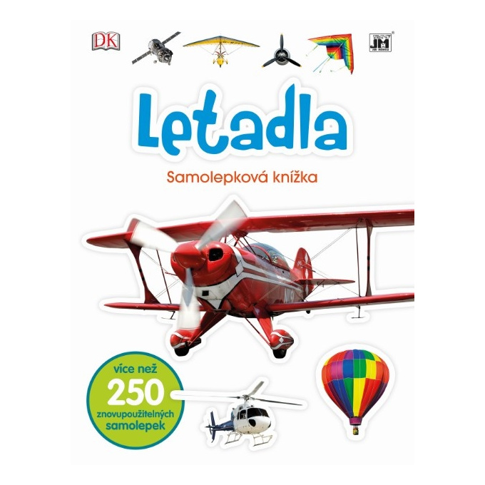 Kniha se samolepkami - Letadla