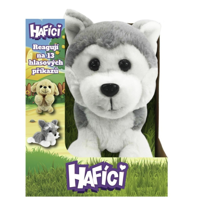 Plyšový interaktivní pejsek