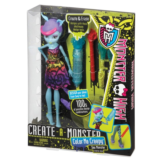 Monster High - Panenka na vybarvení