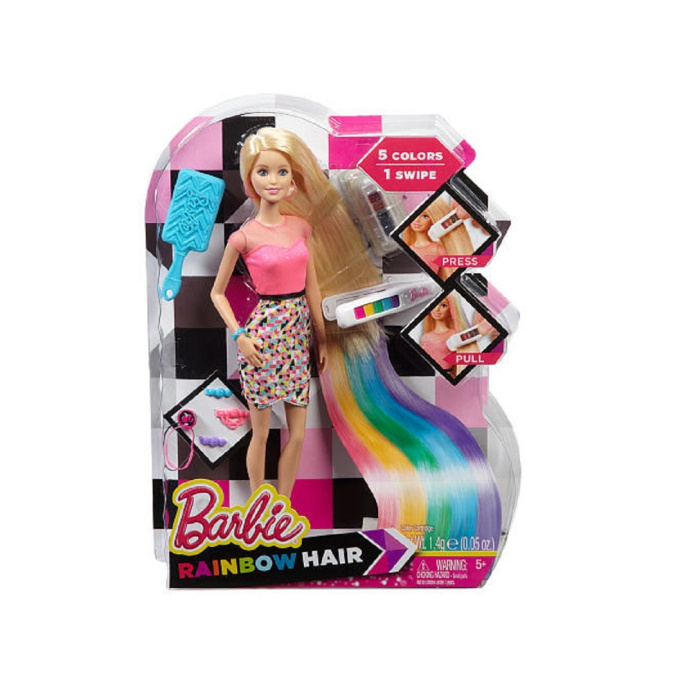 Barbie - Duhové vlasy