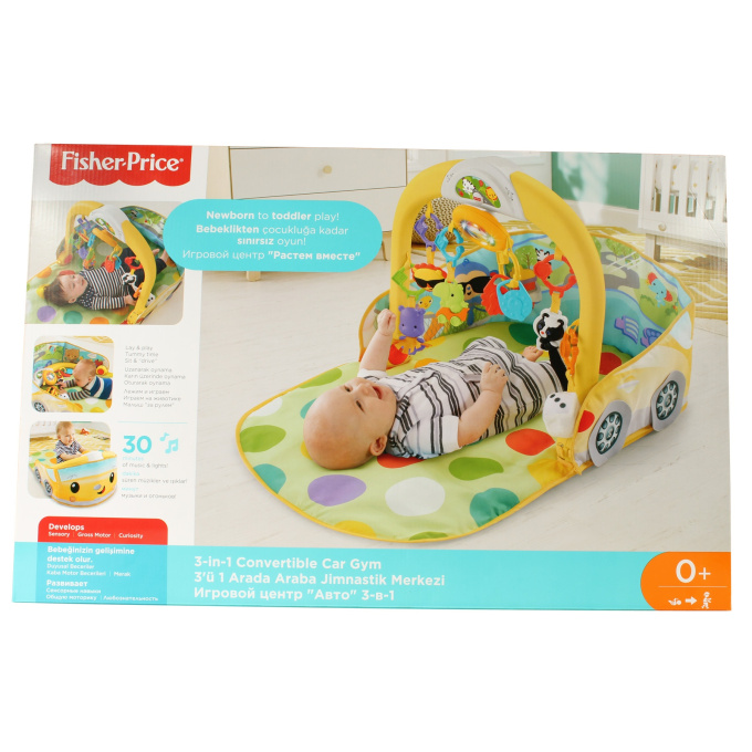 Fisher-Price - Hrací deka autíčko 3v1