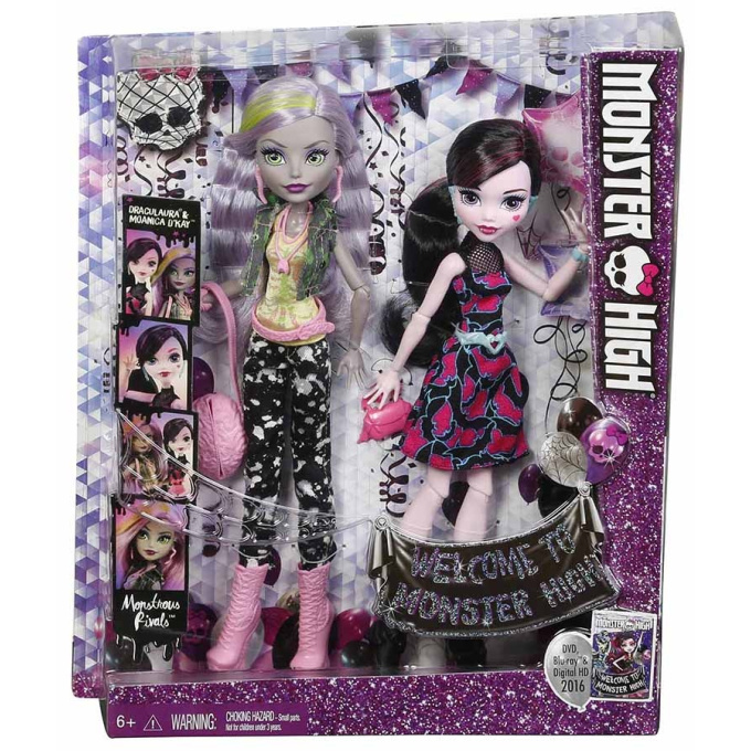 Monster High - Příšerky Draculaura a Moanica