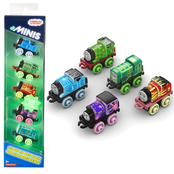 Thomas & Friends Minis - sada 5 svítících vlaků