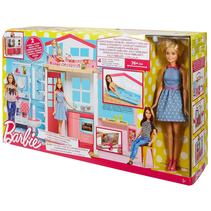 Barbie dům 2v1