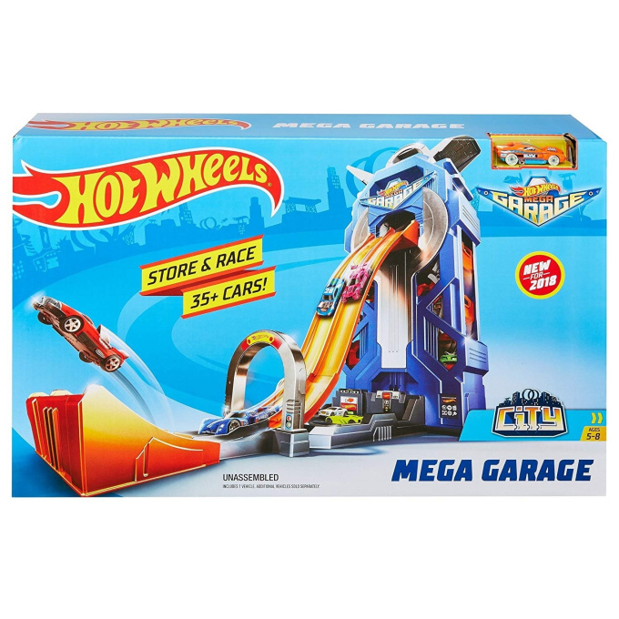 Hot Wheels - Garáž s dráhou