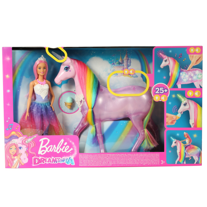 Barbie Dreamtopia - Kouzelný jednorožec a panenka