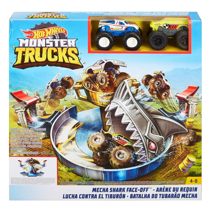 Hot Wheels Monster Trucks - Žraločí útok