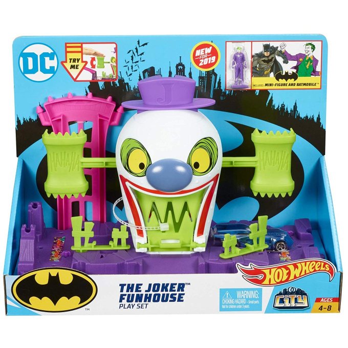 Hot Wheels - Joker a jeho zábavný dům