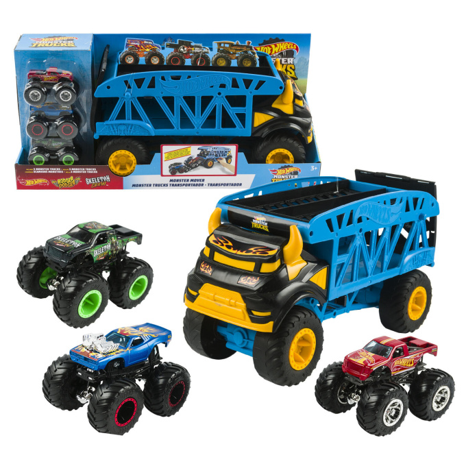 Hot Wheels - Monster Truck na přepravu aut