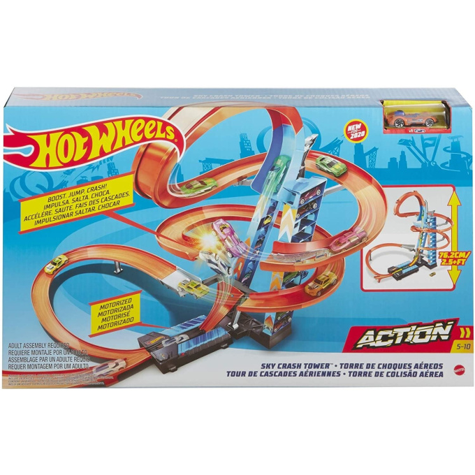 Dráha Hot Wheels- Srážka v oblacích