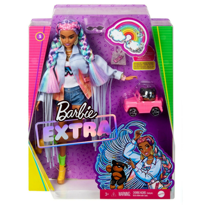 Barbie Extra – Duhová panenka